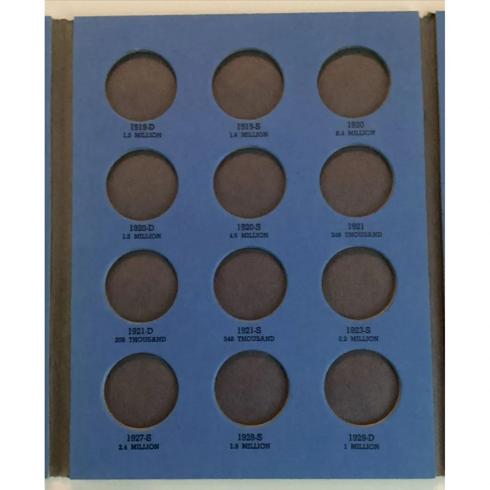 Whitman Coin Folder Liberty Standing Half Dollar 1916-1936 Blue New No. 9021